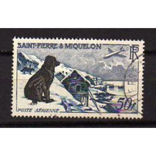 Saint Pierre Et Miquelon 50 F Poste Aerienne Oblitéré