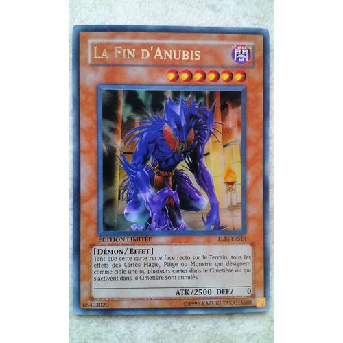 Carte Yu Gi Oh Tlm-Frse4 La Fin D'anubis Ultra Rare