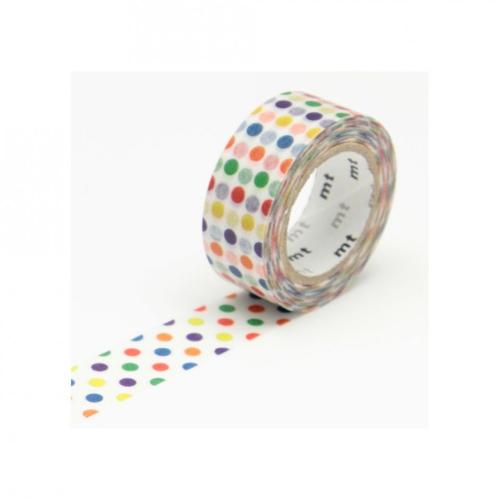 Rouleau 15mm X 7m Kids Colorful Dot - Masking Tape