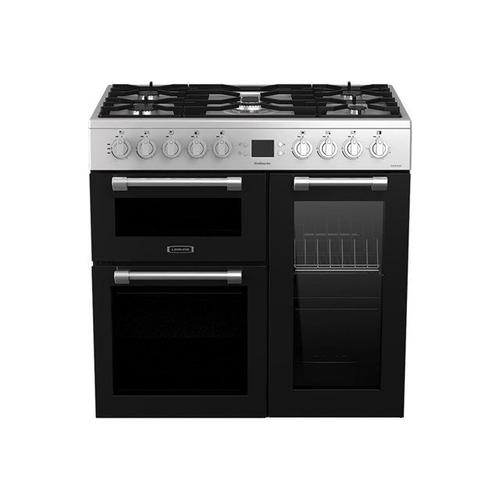 Leisure Cookmaster CK90F320XG - Cuisinière (triple four) - pose libre - largeur : 90 cm - profondeur : 60 cm - hauteur : 90 cm - classe A - acier inoxydable