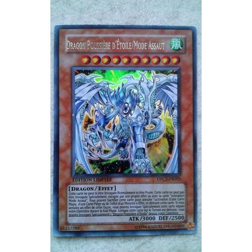 Carte Yu Gi Oh Dpct-Fr003 Dragon Pousière D'etoile/Mode Assaut Ultra Rare Édition Limitée