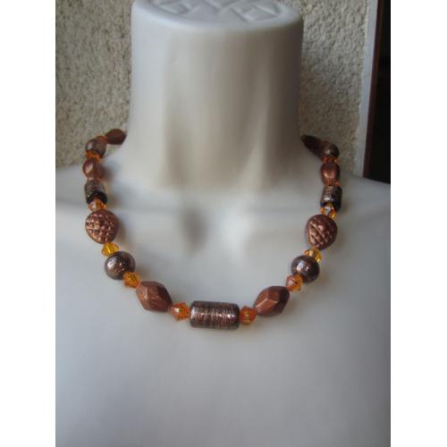 Collier N° 81 Marron