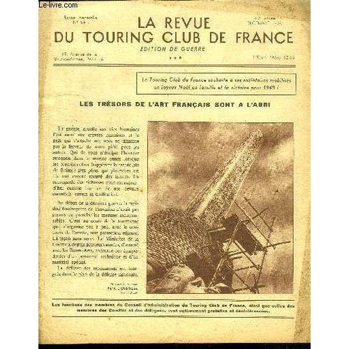 La Revue Du Touring Club De France N°541 - Les Trésors De L'art Français Sont À L'abri, ...