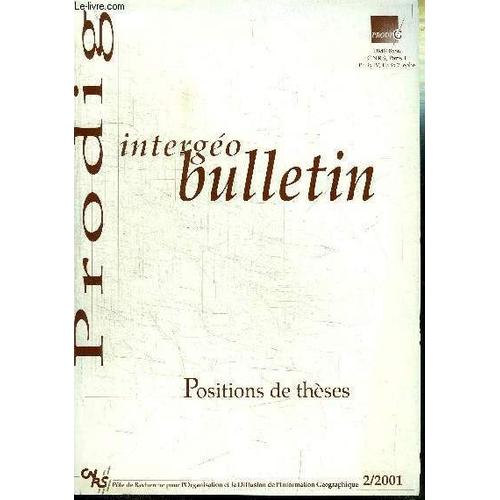 Bulletin Intergeo - Propositions De Thèses : La Politique De L'habitat En Russie, De La Gestion Socialiste Administrée À La Réformation Des Relations Dans L'habitat, ...