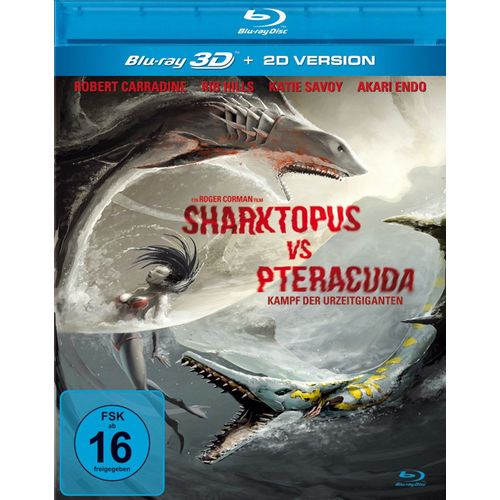 Sharktopus Vs Pteracuda - Kampf Der Urzeitgiganten (Blu-Ray 3d)