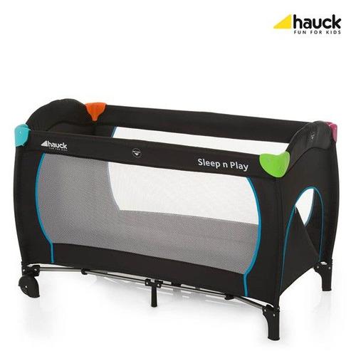 Hauck Sleep'n Play Go Plus (60x120 Cm) Inclusive Roues, Multicolor Noir Lit Voyage