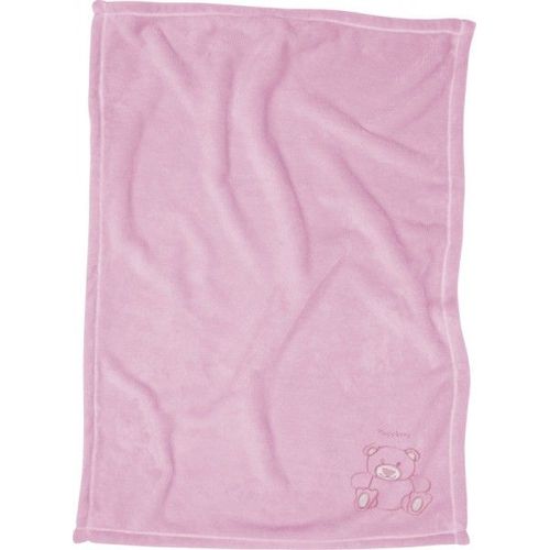 Playshoes Fleece-Couverture Uni 14 Rose 100x150cm (301704)