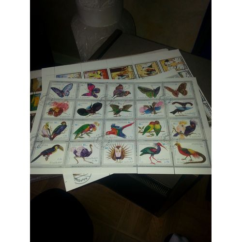 Feuille  20 Timbres
