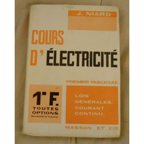 Cours D'électricité 1f Toutes Options
