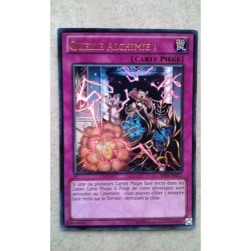 Carte Yu Gi Oh Abyr-Fr077 Quelle Alchimie! Ultra Rare (Carte Piège)
