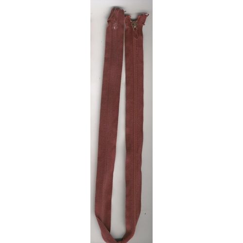 Longue Fermeture Éclair Grenat, 57 Cm
