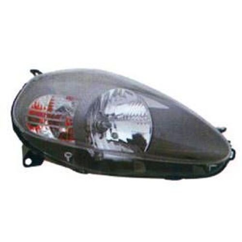Phare Optique Avant Droit Pour Fiat Grande Punto, 2005-2008, H4, Noir, Neuf