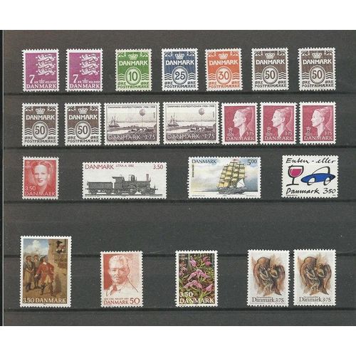 Danemark - Lot Timbres Non Obliteres.