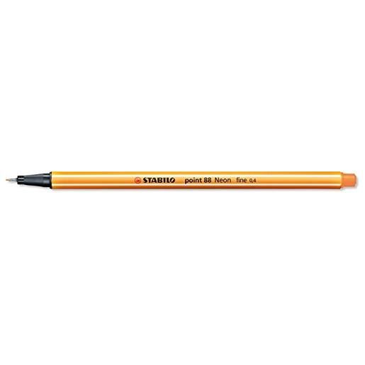 Stabilo Stylo-Feutre Point 88  Pointe Fine 0,4 Mm Orange Fluo