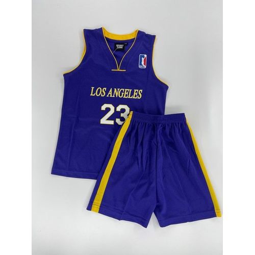 Los Angeles - Ensemble Basket Junior - Violet