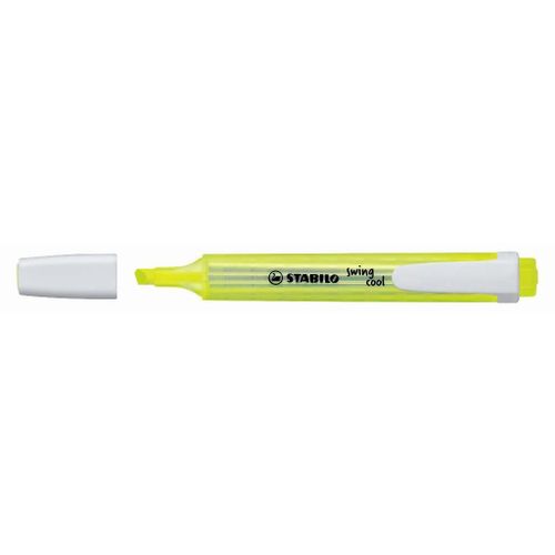 Stabilo Lot De 5 Surligneurs De Poche Swing Cool Pte Biseautée 1 - 4 Mm Jaune