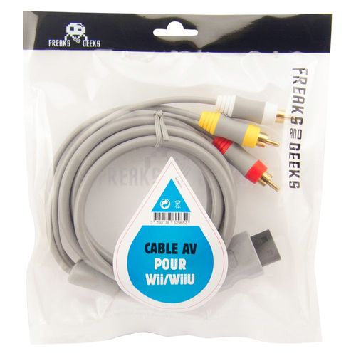 Câble Video Av Pour Console Nintendo Wii U Et Wii