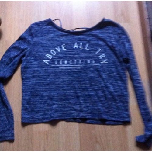 T-Shirt Pimkie Gris T S Comme Neuf
