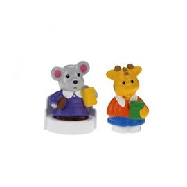 Girafe Et Souris Avec Accessoire - Personnage Fisher Price - Little People - Jouet Premier Age - R9826