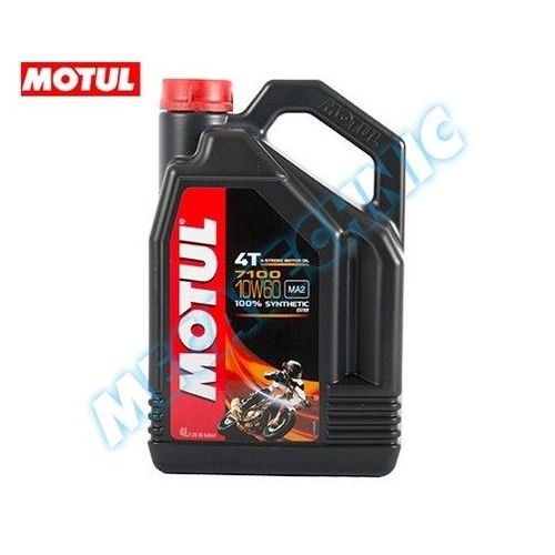 Huile Moteur Pour Moto Motul 7100 4t 10w60 - 4 Litres