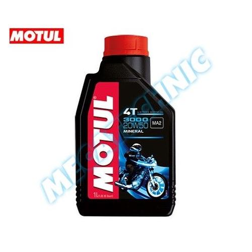 Huile Moteur Pour Moto Motul 3000 4t 20w50 - 1 Litre