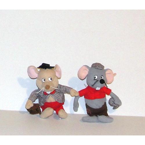 Le Rat De Ville Et  Le Rat Des Champs Peluches Les Fables  De Jean De La Fontaine  Jemini  18cm