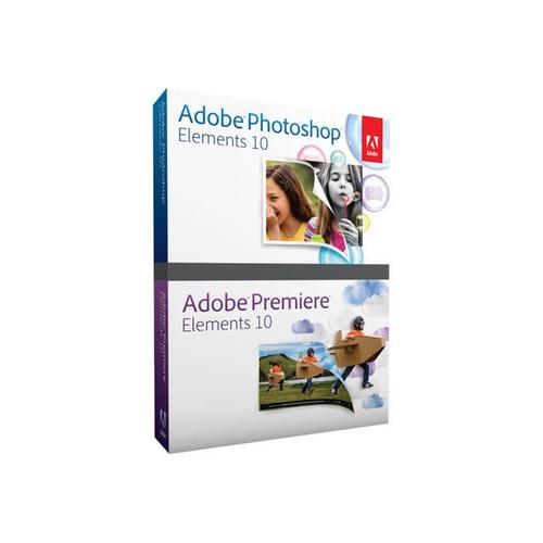 Adobe Photoshop Elements 10 Plus Adobe Premiere Elements 10 - Version Boîte - 1 Utilisateur - Dvd (Mini-Boîtier) - Win, Mac - Allemand)