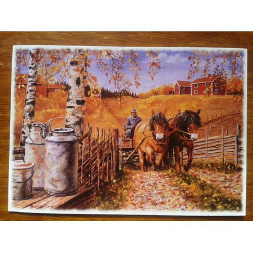 Paysan Avec Chevaux