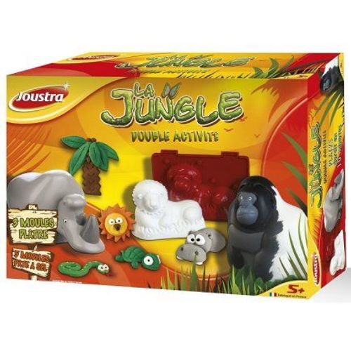 Coffret Joustra Plâtre Et Pâte À Sel - La Jungle