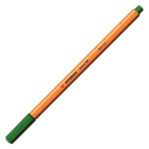 Stabilo Lot De 5 Stylo-Feutres Point 88  Pointe Fine 0,4 Mm Vert
