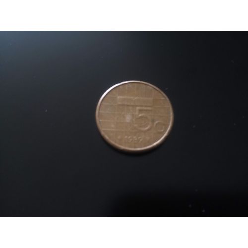 Pièce 5 Gulden 1989 Pays Bas 