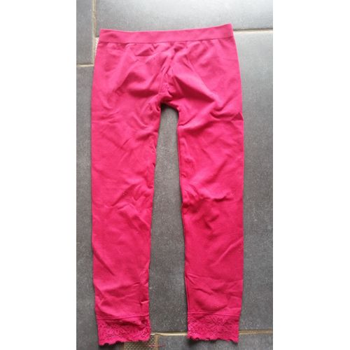 Legging Rose Avec Dentelles 5/6 Ans