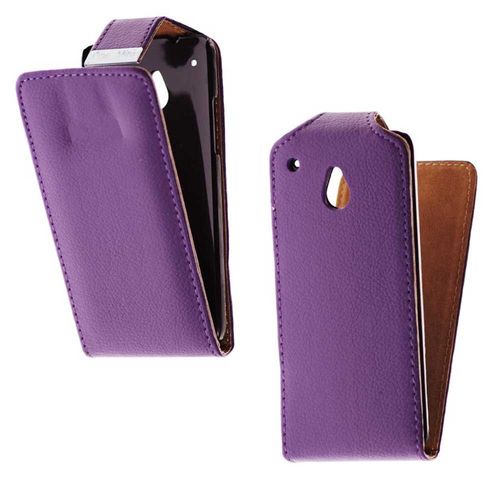 Étui Coque Housse De Protection À Clapet Rabat Htc One Mini M4 - Violet