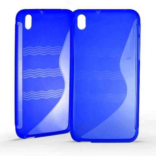 Coque Housse Étui Silicone Gel Htc Desire 816 - Bleu