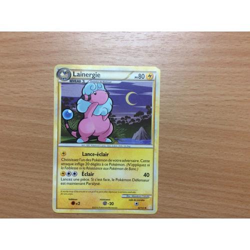 Carte Pokemon- Lainergie 80pv 42/123 Heartgold Soulsilver