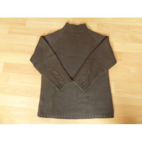 Pull Manches Longues Col Cheminée Marron -Sergent Major - 8 Ans