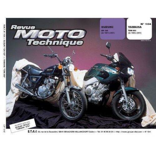 Revue Technique Moto Suzuki Et Yamaha 104 