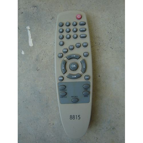 TELECOMMANDE 8815 POUR RECEPTEUR NUMERIQUE TERRESTRE OPTEX