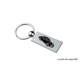 Porte-clés Jaguar Type E en étain 
