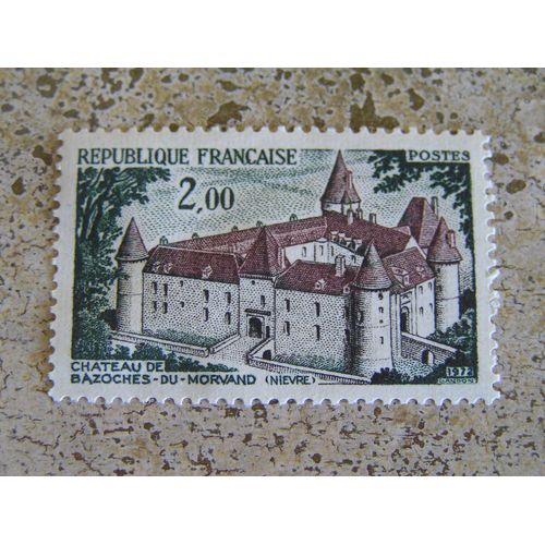 Timbre Neuf Château De Bazoches Du Morvand (Nièvre)