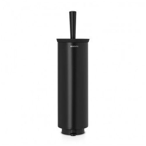 Brabantia Porte-goupillon avec brosse, Stainless Steel - Black