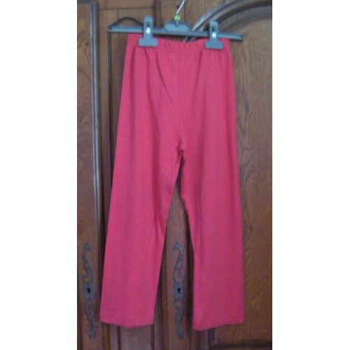 Bas De Pyjama Rouge - Taille 5 Ans