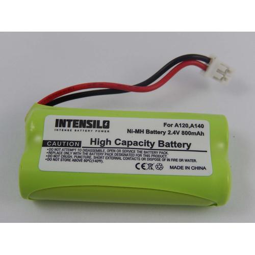 INTENSILO Batterie compatible avec Siemens Gigaset AS150, AS150 DUO combiné téléphonique, téléphone fixe comme V30145-K1310-X359 (800mAh, 2.4V, NiMH)