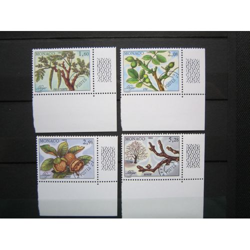 Monaco. Timbres Preobliteres N° 110 A 113 (1992). Les Quatre Saisons Du Noyer.