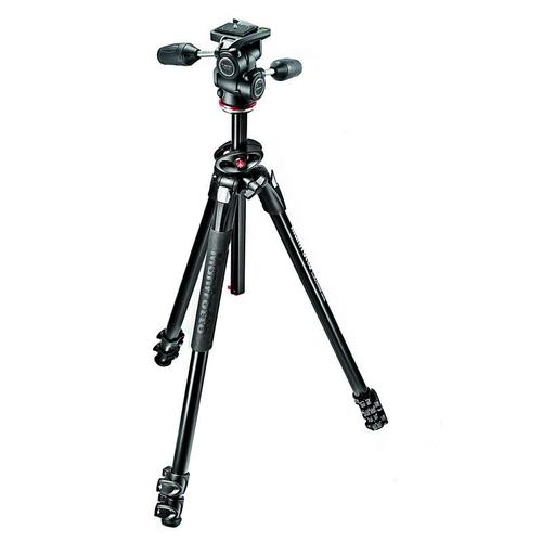 MANFROTTO MK290DUA3-3W - Trépied Kit 290 Dual 90° + rotule MH804-3W