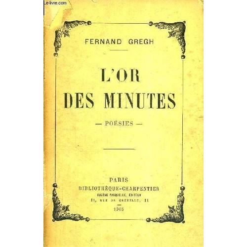L'or Des Minutes - Poesies