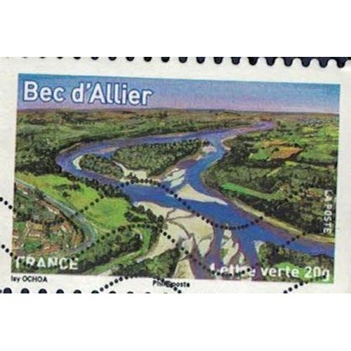 Timbre Oblitéré Bec D'allier