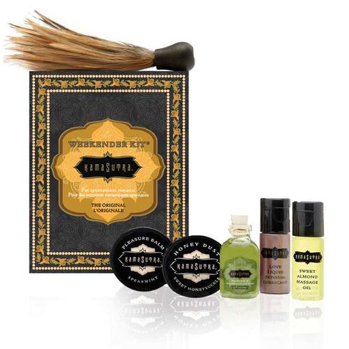 Coffret Kamasutra Kit Weekender Romantique Huile De Massage Poudre Lubrifiant