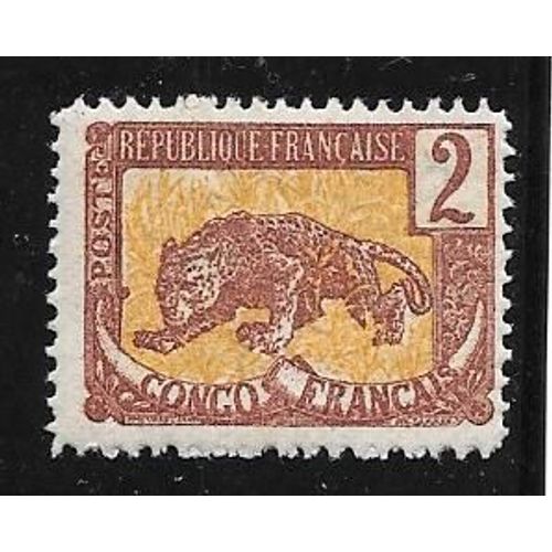 Timbre Du Congo De 1900,N°28,Neuf,5c.