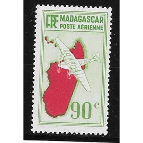 Timbre  De Madagascar De La Poste Aérienne De 1941,N°16.